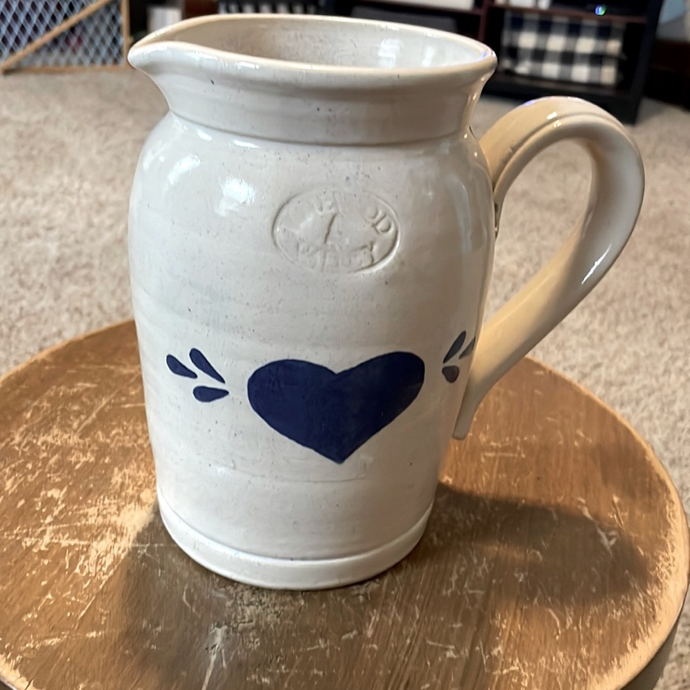 Stoneware pottery Pitcher